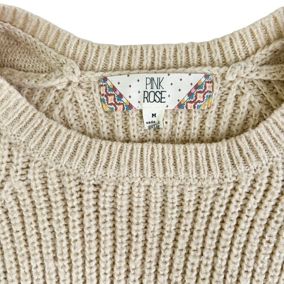 Beige Knit Sweater - Picture 5 of 6